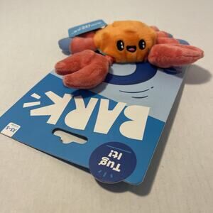 Bark Box SALLY BITEFOOT CRAB Galapagos Plush Squeak Rope Dog Toy -FREE SHIPPING-